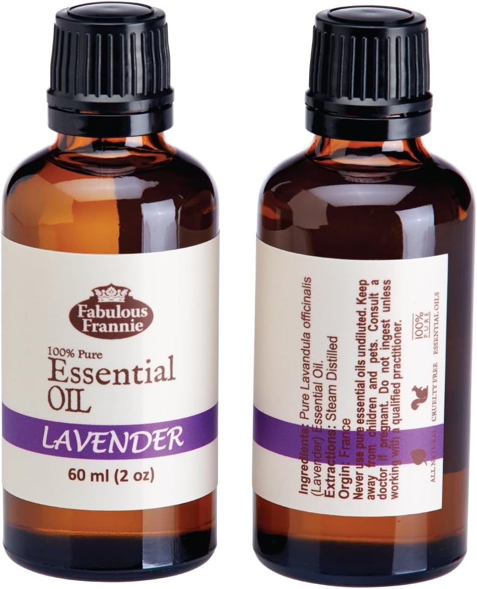 Fabulous Frannie Lavender French Lavandula officinalis Pure Essential Oil Grade- 60mL (2oz)