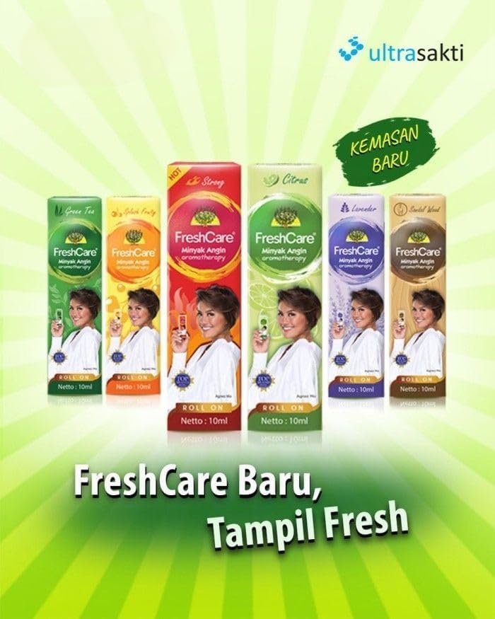 Fresh Care Roll on 10ml, Citrus (Pack of 5)