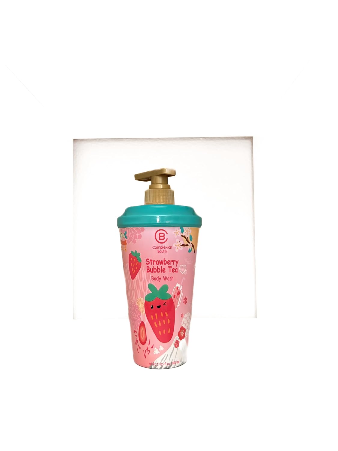 Complextion Boutik Strawberry Bubble Tea Body Wash (Pack of 1)