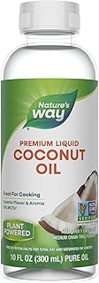 Nature's Way Liquid Coconut Oil, Oil for Cooking, Superior Flavor and Aroma, Hexane Free, Stays Liquid, Non-GMO Project Verified, 10 Fl Oz (Packaging May Vary)