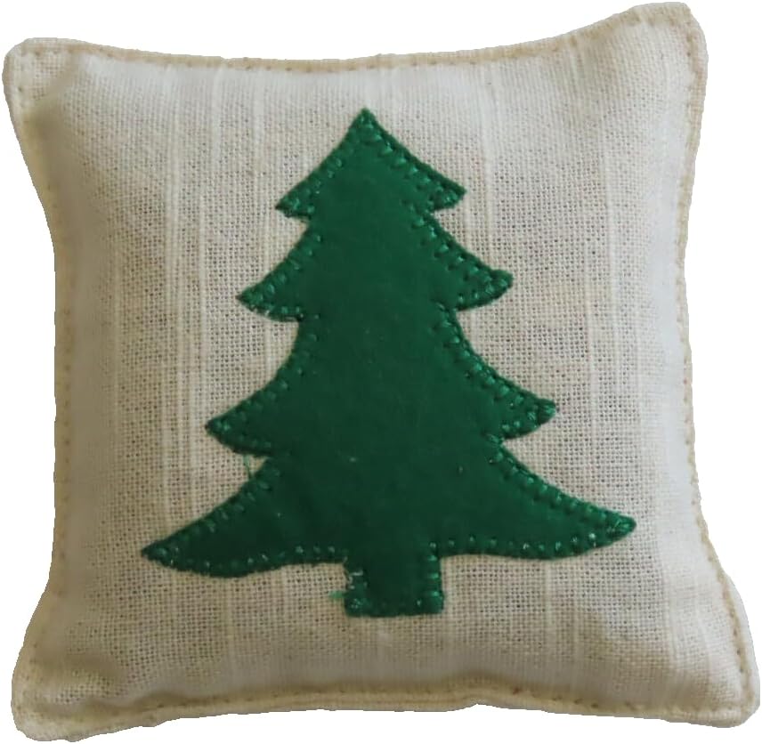 Paine's Balsam Fir Filled Pillow Felt Patch Christmas Pine Tree 4"x4" Sachet USA
