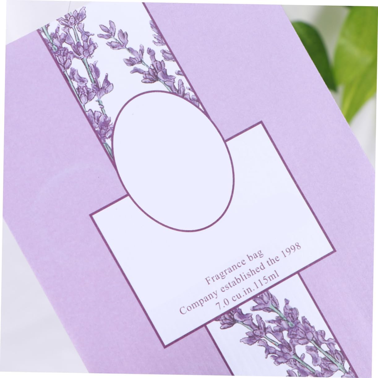 Holibanna 5Pcs Lavender Scented Sachets Hanging Air Freshener for Drawers Closets and Car Fresh Fragrance Packets for Wardrobes and Storage