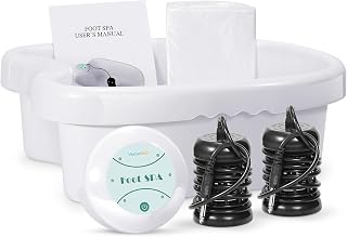 veicomtech Ionic Foot Bath Detox Machine, Ion Cleanse for Home Use, Salon, Beauty Spa Club, Detox Foot Bath with 2 Arrays, 100 Tub Liners