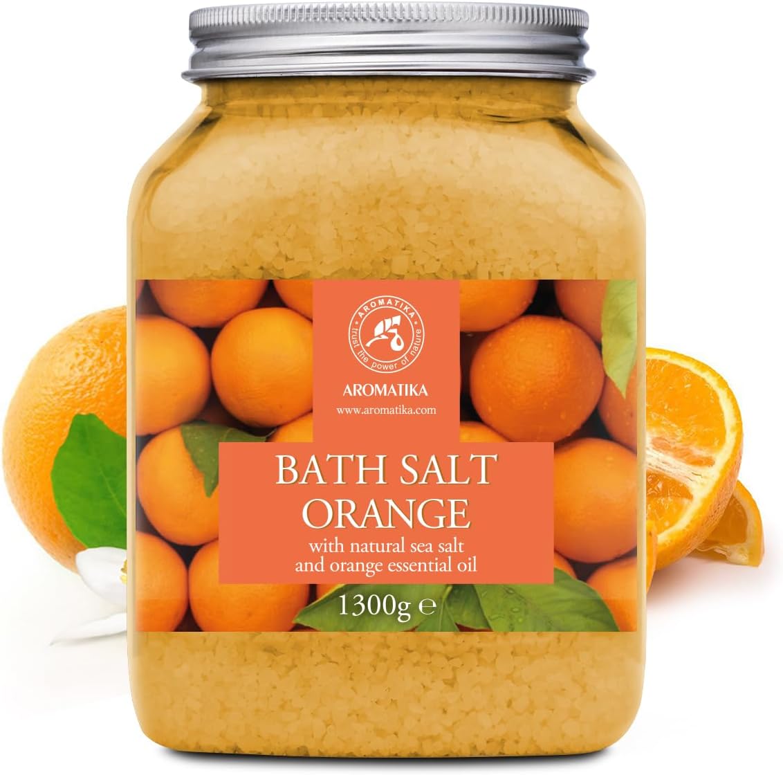 Bath Salt Orange 46 Oz (1300g) - Bathing - Body Care - Wellness - Spa - Bath