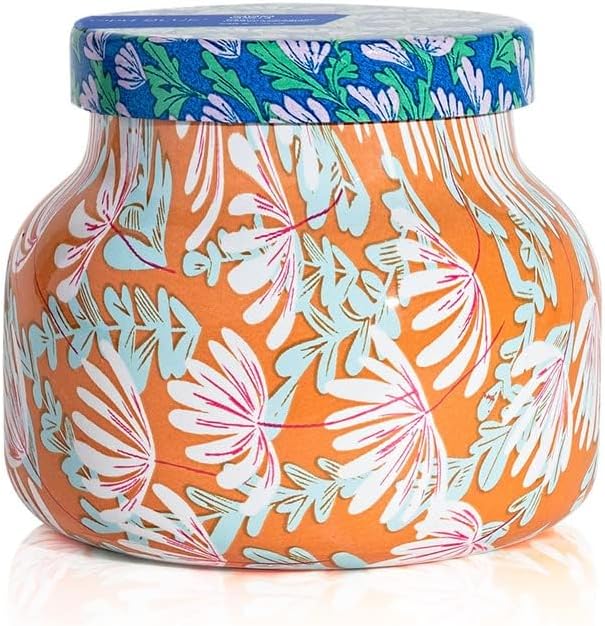 Capri Blue Scented, Pattern Play Glass Jar Candles, Long Lasting Soy Wax Blend, Home Décor, Notes of Vanilla, Bergamot, and Sandalwood, Gifts for Women (Havana, 8 Oz)