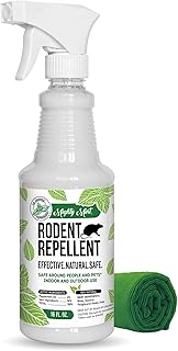 Mighty Mint Peppermint Oil Rodent Repellent Spray – Natural Indoor & Outdoor Control for Mice and Rats – Plant-Based, Extra-Strong Formula - 16 oz