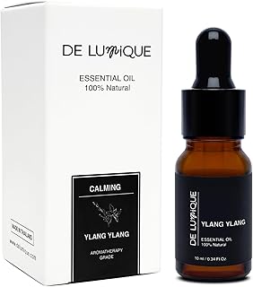 Ylang Ylang Scent De Lumique Pure Essential Oil, 100% Natural Plant Extract, Amber Glass Bottle with Dropper, 10ml/0.34 Fl Oz