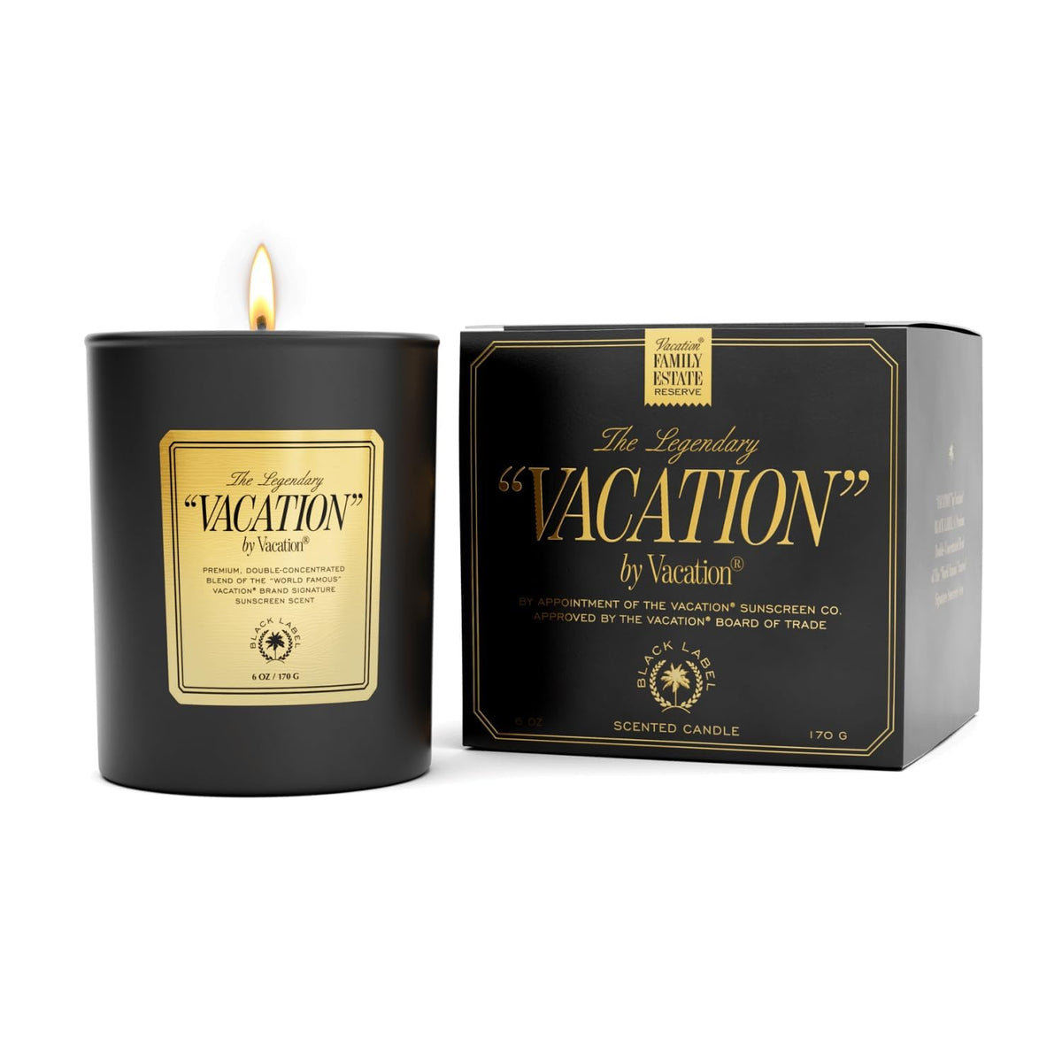 Vacation Coconut Vanilla Scented Soy Candle