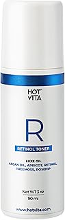 Hot Vita Retinol Toner – Roll-On Oil with Retinol for Smoother, Firmer-Looking Skin – Targeted Care for Belly, Thighs, Arms & Legs – Helps Improve Texture and Appearance
