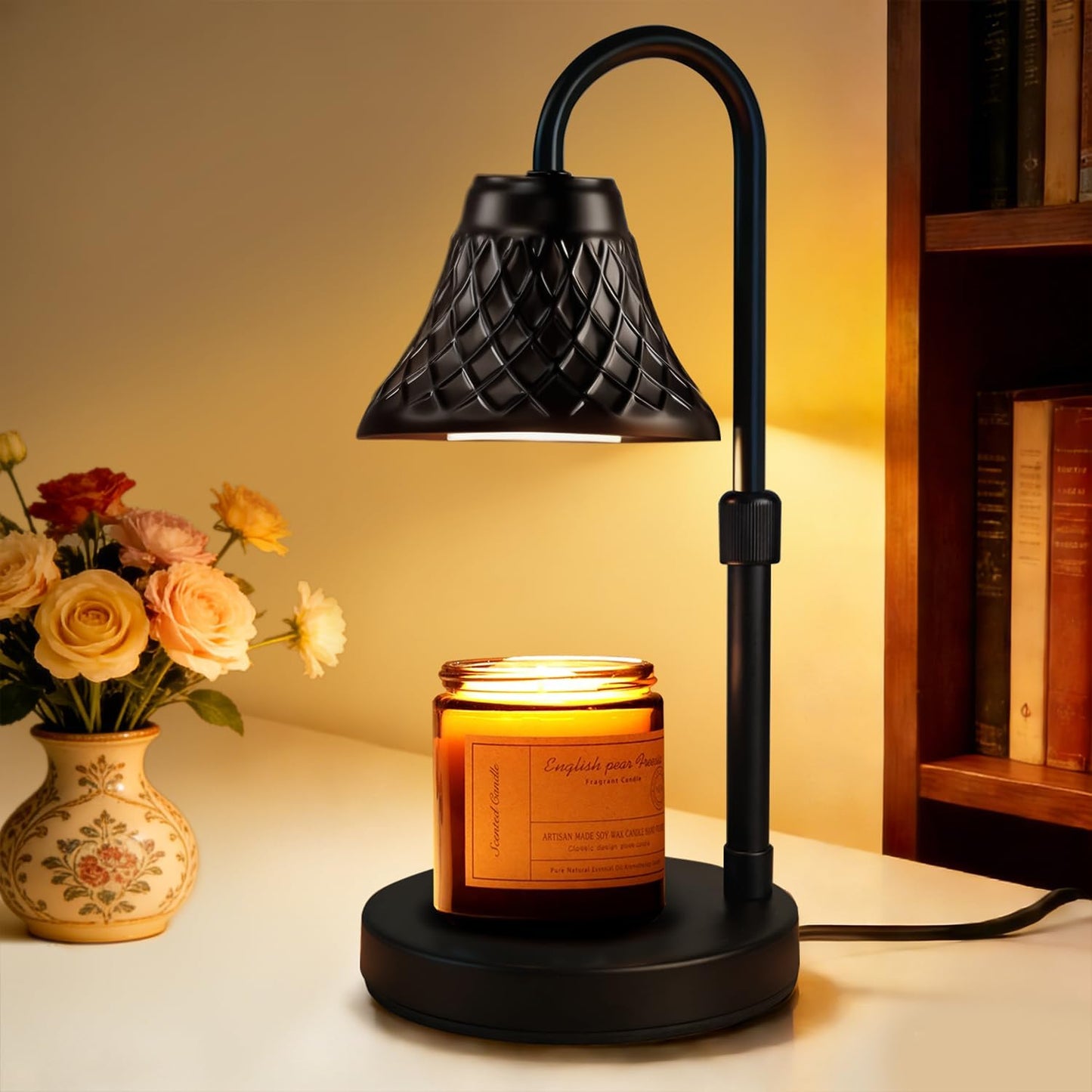 Adjustable Candle Warmer Lamp with Timer: Mothers Day Gifts Lamp fits All Candle Jar Home Decor - Wax Warmer for Scented Wax - Birthday Gifts for Women
