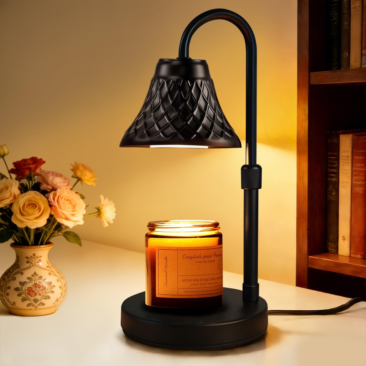 Adjustable Candle Warmer Lamp with Timer: Mothers Day Gifts Lamp fits All Candle Jar Home Decor - Wax Warmer for Scented Wax - Birthday Gifts for Women