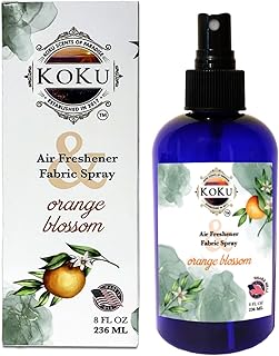 Orange Blossom Air Freshener - Room Spray - Odor Eliminator - Car Air Freshener - Home Spray - Linen Spray - Fabric Refresher - Non-Toxic - Alcohol Free – 8 Oz