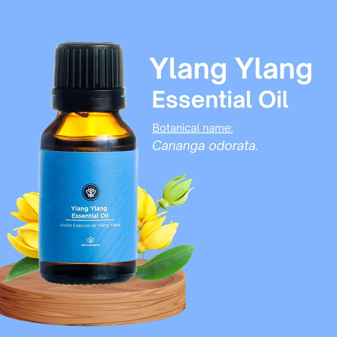 Ylang Ylang Essential Oil (15 mL) - 100% Pure and Natural, Therapeutic Grade Essential Oil.
