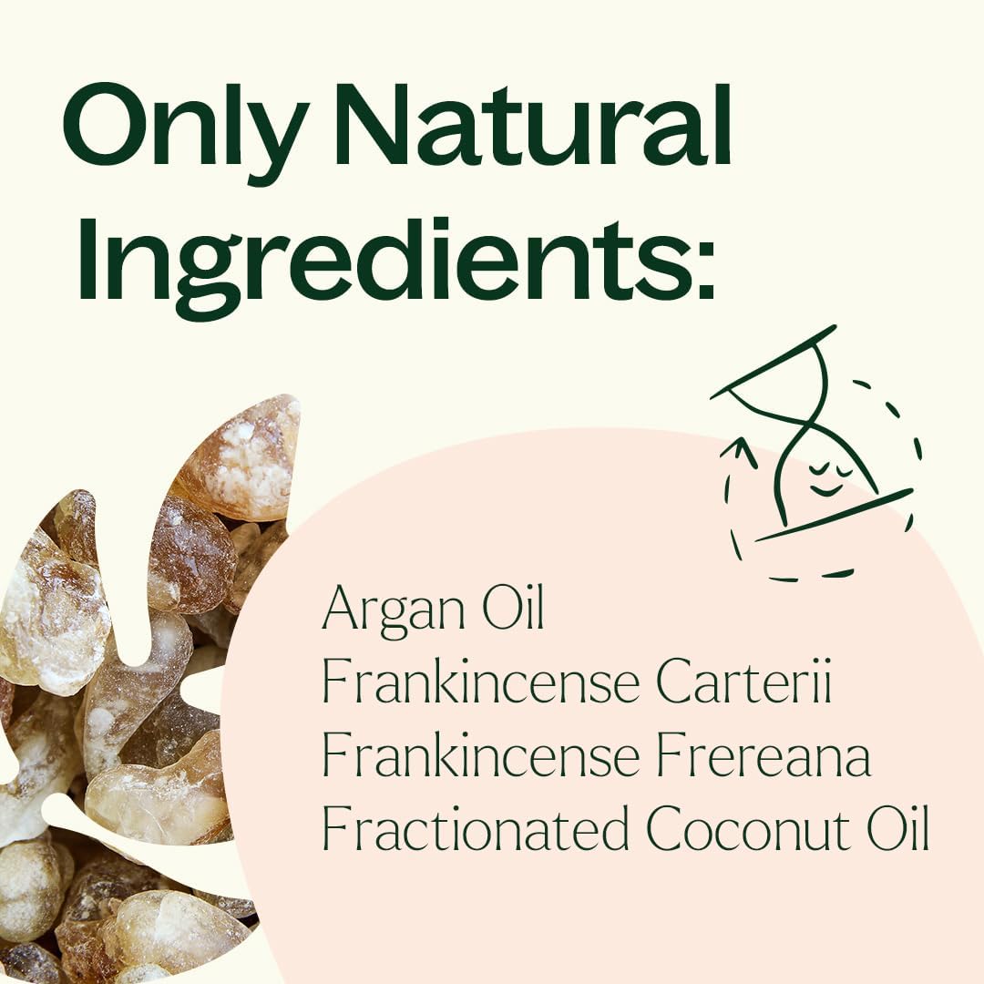 Plant Therapy Frankincense & Argan Facial Serum Roll-On, 10 mL (1/3 oz), Made with Frankincense Essential Oil & Argan Oil, Smoothes Wrinkles & Improves Skin Elasticity, Anti-Aging for Face & Skin