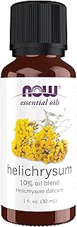 NOW Essential Oils, Helichrysum Oil Blend, Soothing Aromatherapy Scent, Steam Distilled, 100% Pure, Vegan, Child Resistant Cap, 1-Ounce