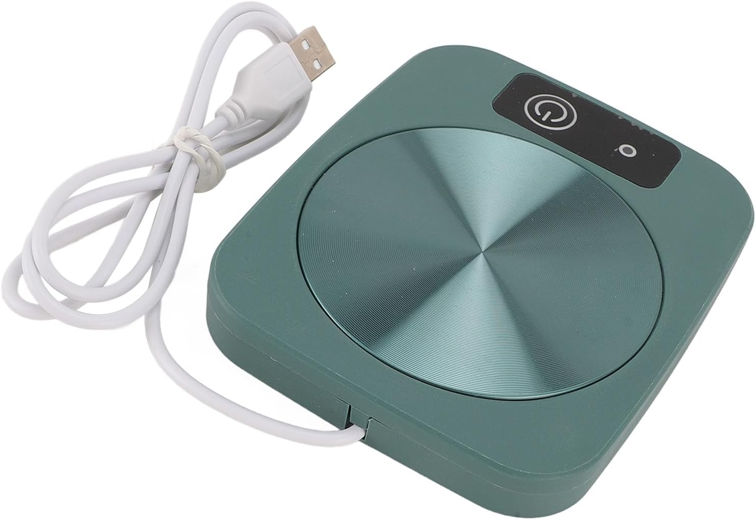 Coffee Mug Warmer, 10W Electric Thermostat Coffee Mug Heater Coaster for Desk, Candle Wax Cup Warmer Heating Plate for Coffee, Milk, Tea, Chocolate, Beverage (Green)