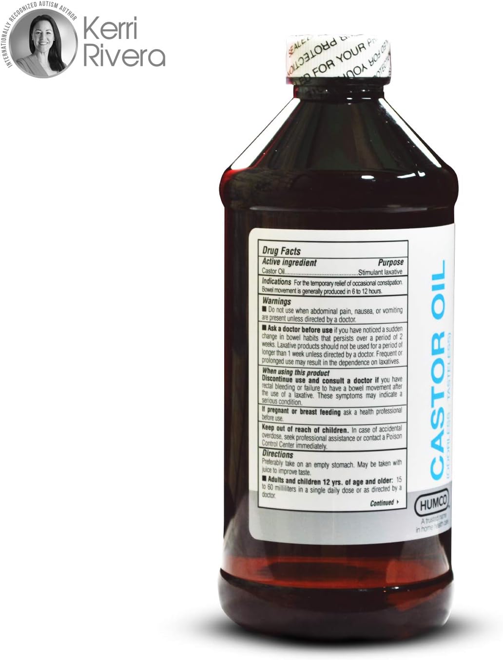 Castor Oil 16oz USP Food Grade Ultra Pure - Skin Healing Stimulate Growth of Hair Eyelashes Eyebrows - Cold Pressed Hexane Free Tasteless Odorless - Laxative For Constipation Labeled For Internal Use