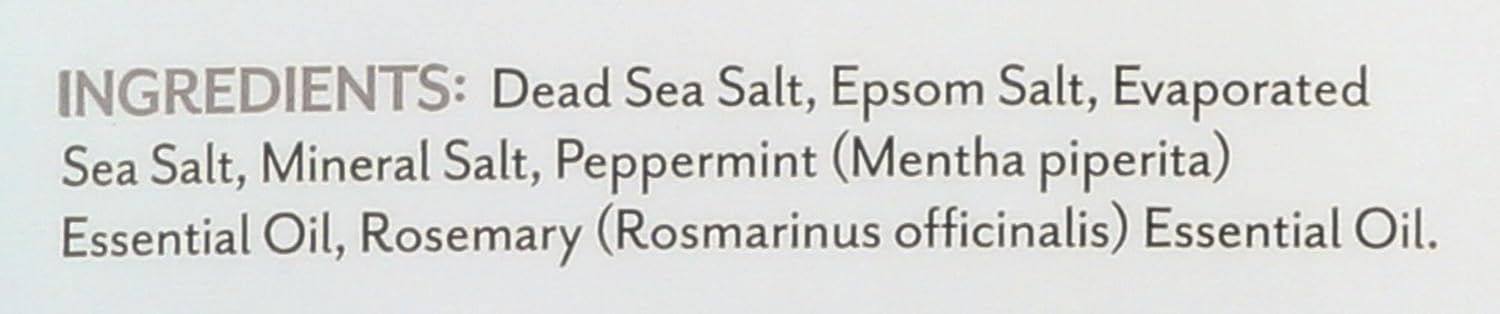 Soothing Touch Peppermint Rosemary Invigorating Bath Salts Pouch, 32 Oz
