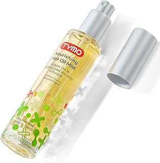 TYMO Argan Oil Spray - Hair Oil for Frizzy & Dry Hair Heat Protectant, Organic Pure Formula, Daily Use for Hair, Smooth Damaged Ends, Add Shine