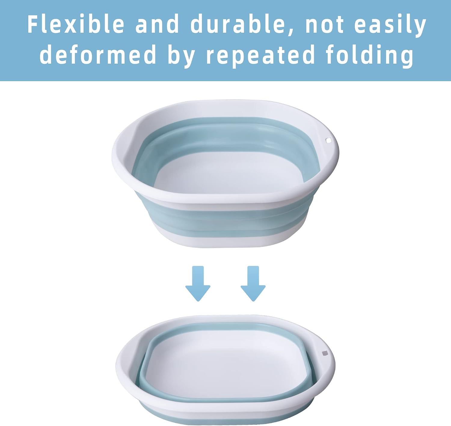 Tlswshsy Portable Pool Foot Bath,Collapsible Pool Foot Wash Basin Tub,Foot Bath Basin for Above Ground Swimming Pools Accessories