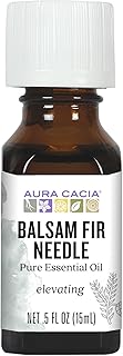 Aura Cacia Balsam Fir Needle Essential Oil | GC/MS Tested for Purity | 15ml (0.5 fl. oz.)