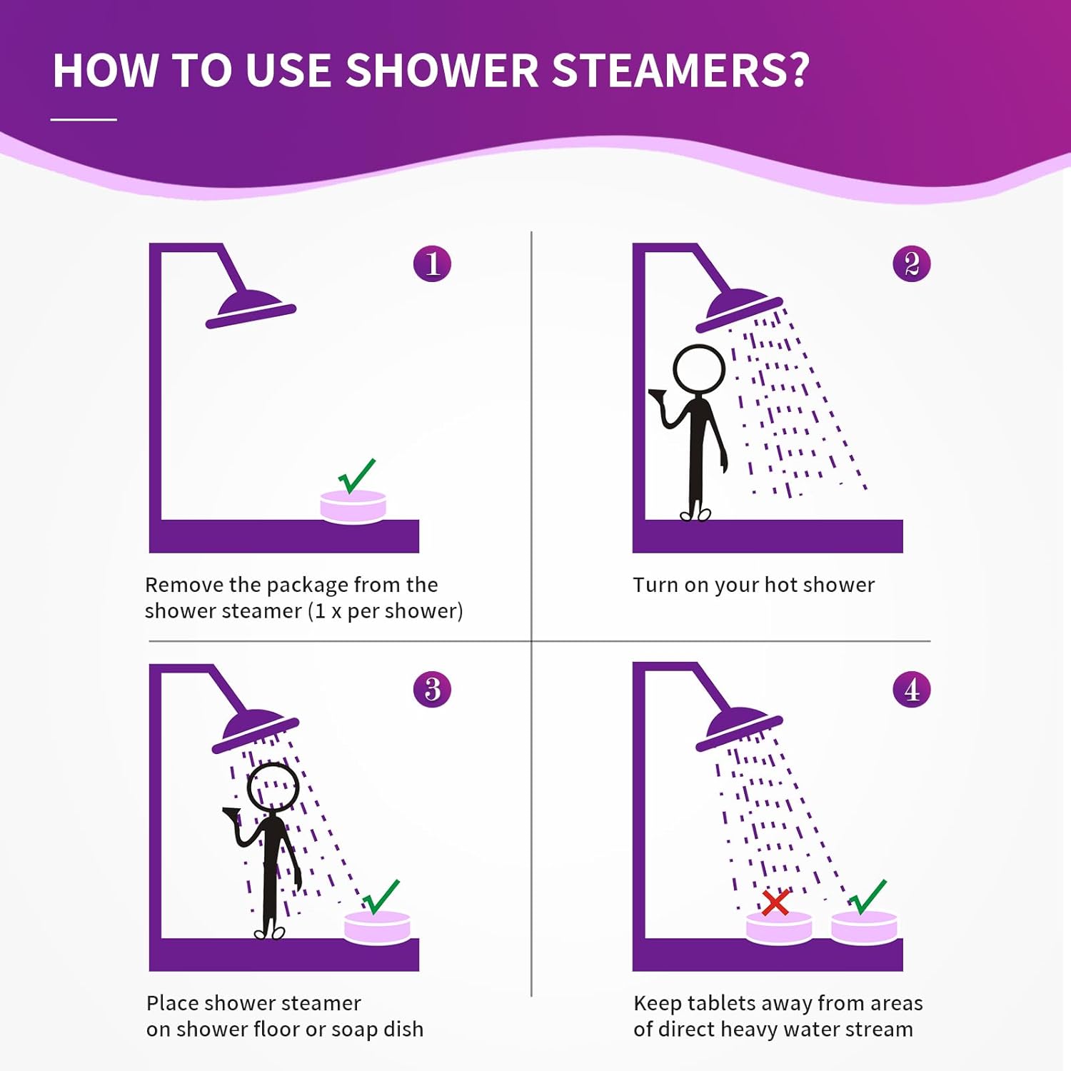 Shower Steamers Aromatherapy Gifts for Women&Men, 18-Pack Organic Eucalyptus Lavender Mint Essential Oil Shower Bombs, Self Care Stress Relief Birthday or Appreciation Gifts for Mom/Dad/Wife/Friends