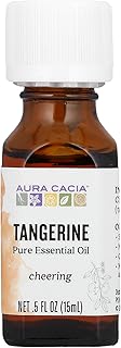 Aura Cacia Aromatherapy Tangerine Essential Oil 0.5 Oz. Bottle