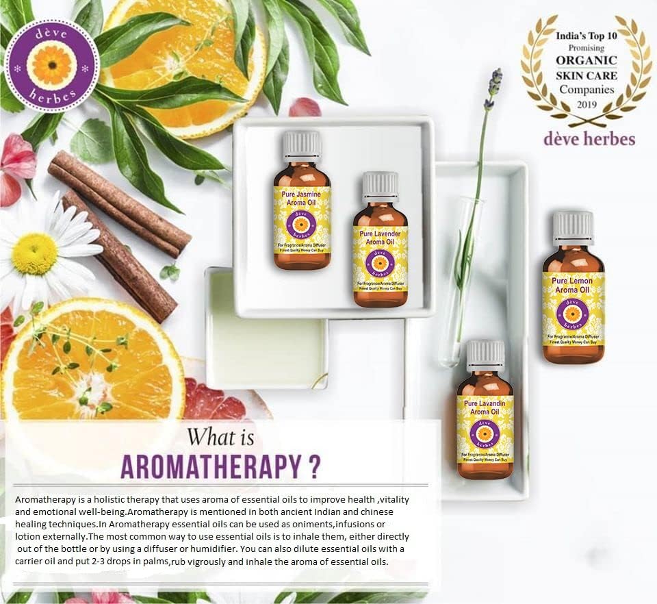 Deve Herbes Pure Frankincense Essential Oil (Boswellia carterii) 100% Therapeutic Grade Steam Distilled 15ml (0.50 oz)