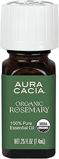 Aura Cacia Rosemary, Boxed 0.25 fl. oz., Essential Oils | 0.25 Fl Oz (Pack of 1)