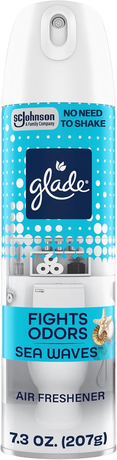 Glade Odor Fighting Soft Mist Air Freshener Room Spray, Sea Waves, 7.3oz., 1 count