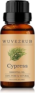 Cypress Essential Oils 10ML, 100% Pure and Natural Essential Oil for Aromatherapy Diffuser - 0.33 Fl Oz/Cypress