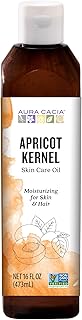Aura Cacia Natural Skin Care Oil, Rejuvenating Apricot Kernel with Vitamin E, 16 Fluid Ounce