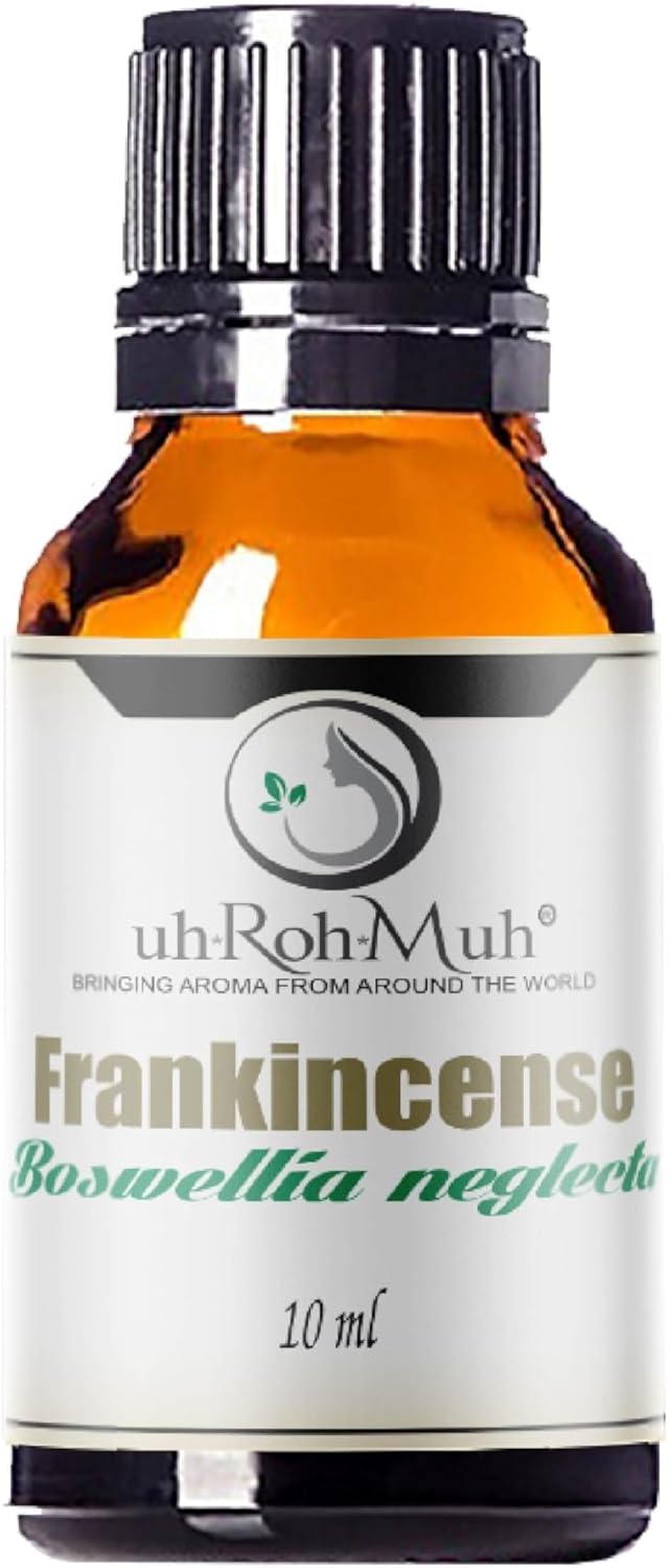 Frankincense Neglecta Essential Oil - Steam Distilled Boswellia Neglecta, Resin Oil, Warm Woody Aroma Base Note for Aromatherapy, Skincare, Massage, and DIY Cosmetic Blends - Ethiopia - 10 ml