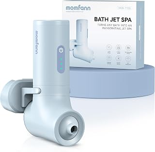 MOMFANN Bath Jets for Tub, Portable Jet Spa for Bathtub, Bubble/Jet Mode, 3-Level Adjustable, Idea Gift Bath Spa for Gifts for Women