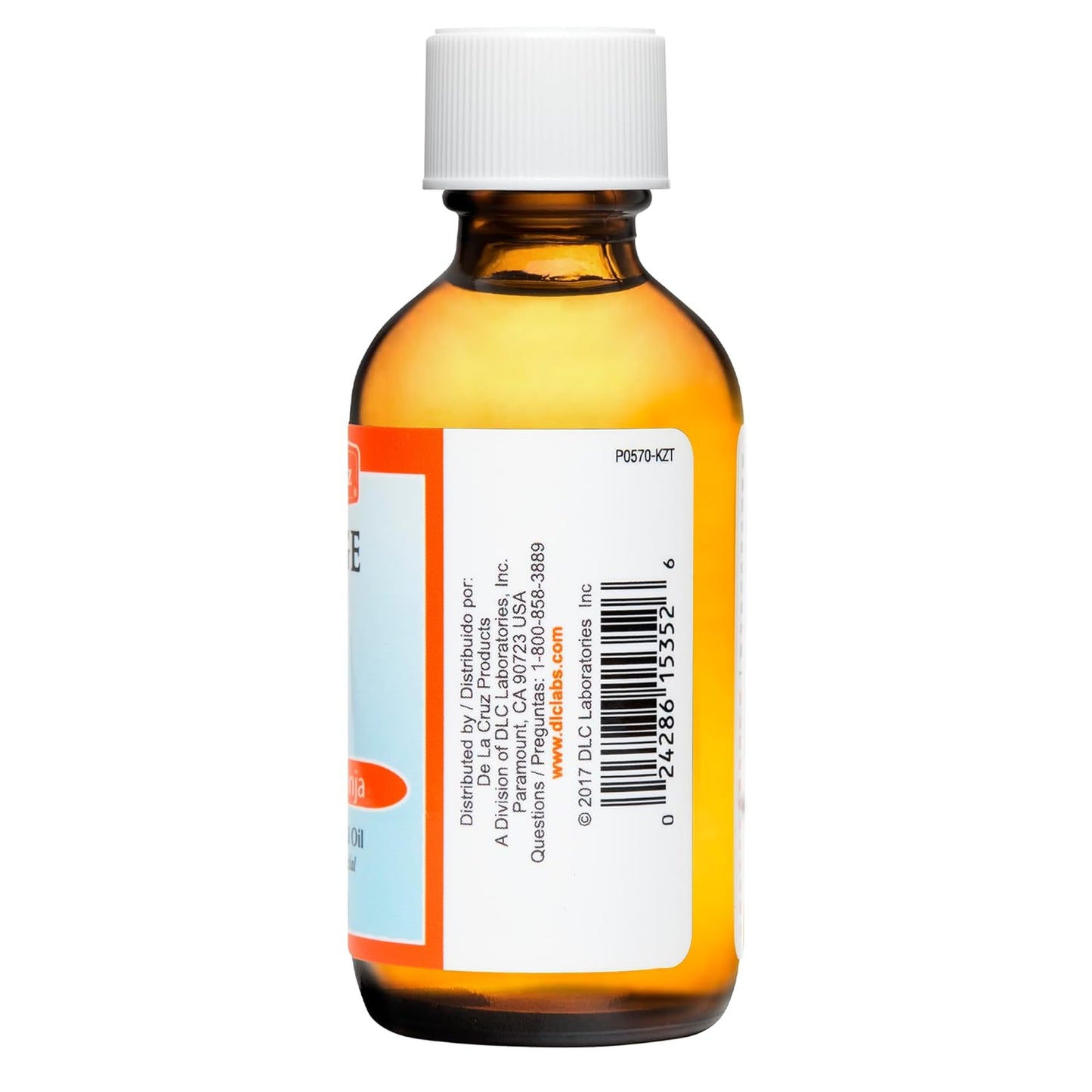 De La Cruz Pure Orange Oil - 100% Pure Cold Pressed Orange Essential Oil for Diffuser - 2 Fl OZ (1 Bottle)