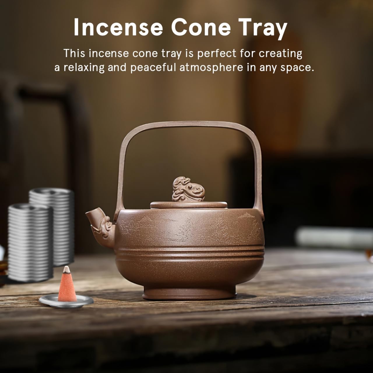 50pcs Tower Incense Tray Incense Holder Incense Cone Tray Decor Decorative Incense Burner Incense Cones Holder Metal Incense Cone Tray Incense Burner Adornment Aluminum Alloy