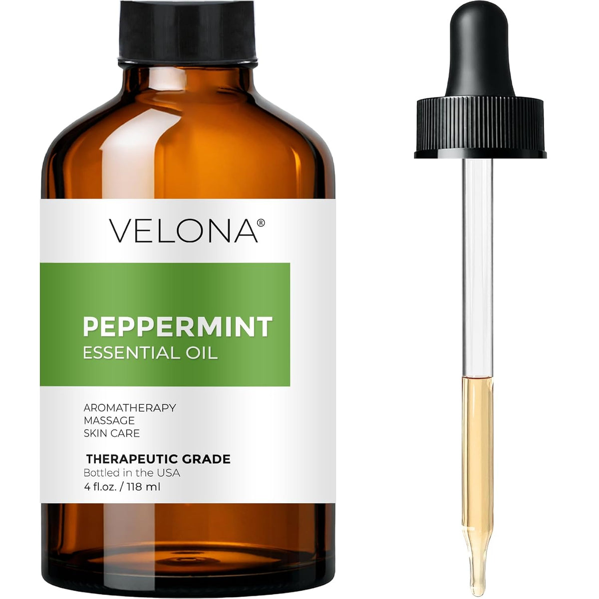 velona Peppermint Essential Oil 4 Fl Oz