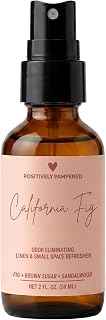 California Fig Luxury Small Space Air & Linen Freshener Spray - Fig + Brown Sugar + Sandalwood - Designer-Inspired Home Fragrance - Non Toxic Room Spray + Odor Eliminator - 2 oz Travel Size