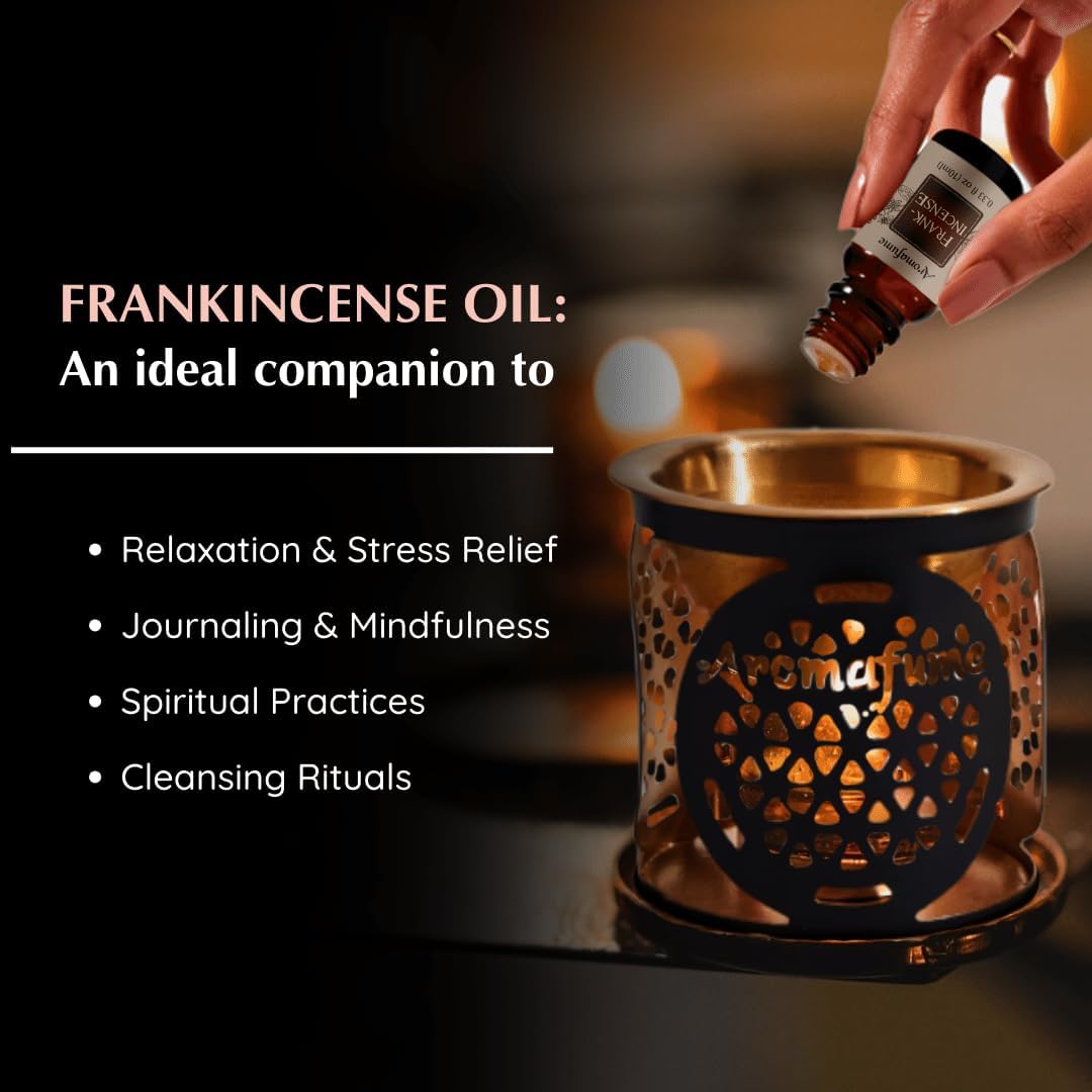 Frankincense Resin Essential Oil Diffuser Blend 30ml by Aromafume | Boswellia Carterii & Boswellia Serrata Extract Blended | Native to East Africa & India | Calms & Relaxes | Charged with Pure Resins