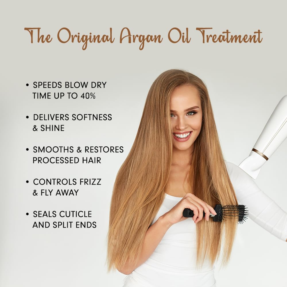 DermOrganic Original Argan Oil Leave-In Hair Treatment 4 oz (2 pack)