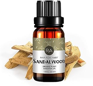 Sandalwood Essential Oil, 100% Pure Natural Aroma Sandalwood Oil for Diffuser (10ML)