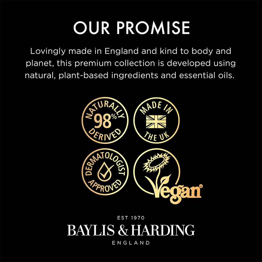 Baylis & Harding Goodness Lemongrass & Ginger Natural Bubble Bath 16.9 fl. oz (Pack of 3) - Biodegradable Formula - Vegan Friendly