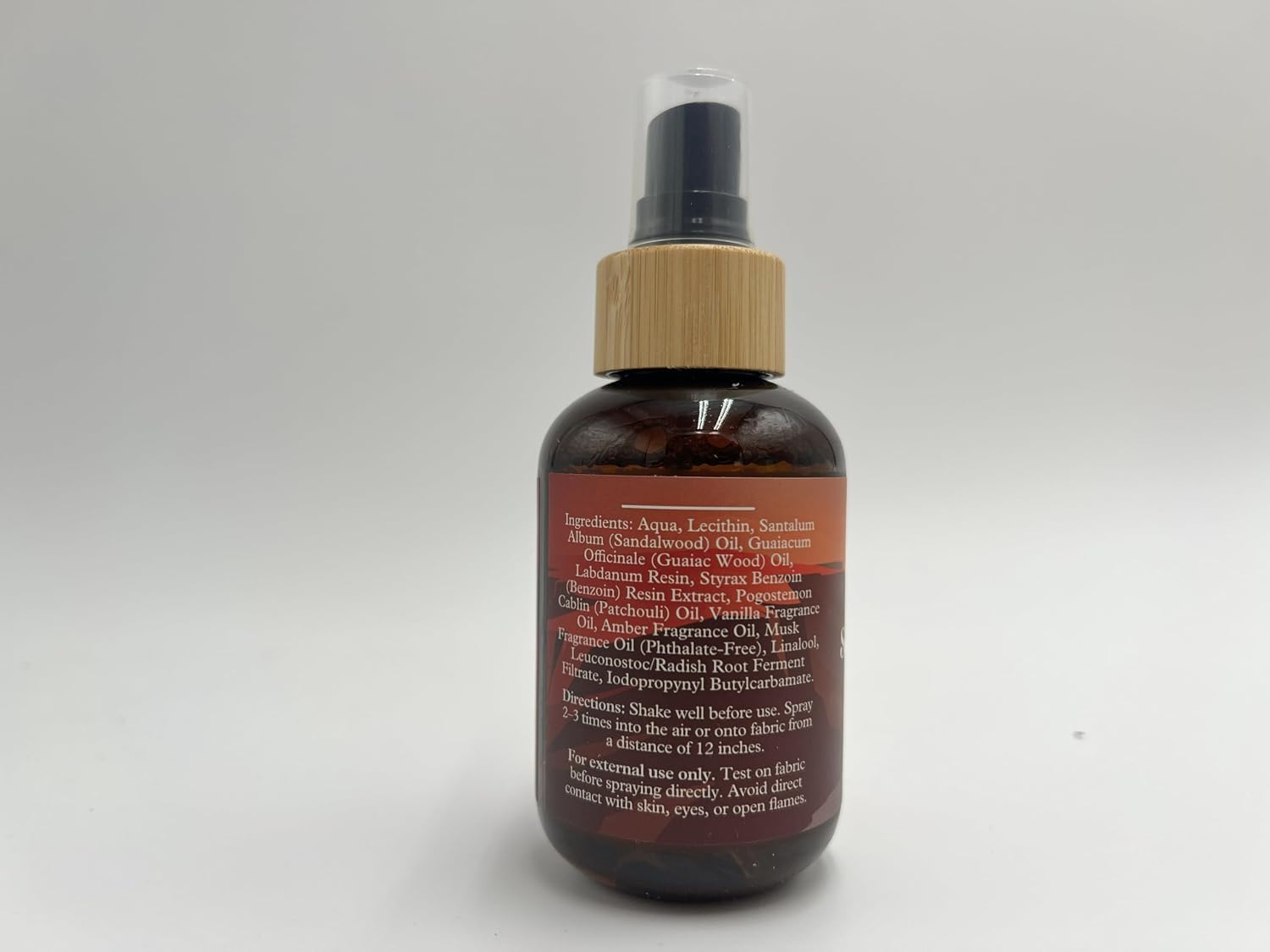 Purple Canyon Amber & Sandalwood Room Spray — 4 oz Natural Linen & Room Freshener — Warm, Woody & Resinous Fragrance Mist — Cozy Home Ambiance — Premium Natural Fragrance Oils