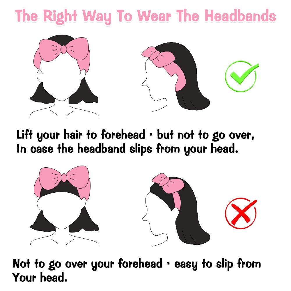8 Pcs Spa Headbands for Women Facial Makeup Headband Stocking Stuffers For Women Teen Coral Fleece Easter Basket Stuffers Goodie Bags Gift Baskets Easter Gifts Hair Band Party Favors Mothers Day Gift