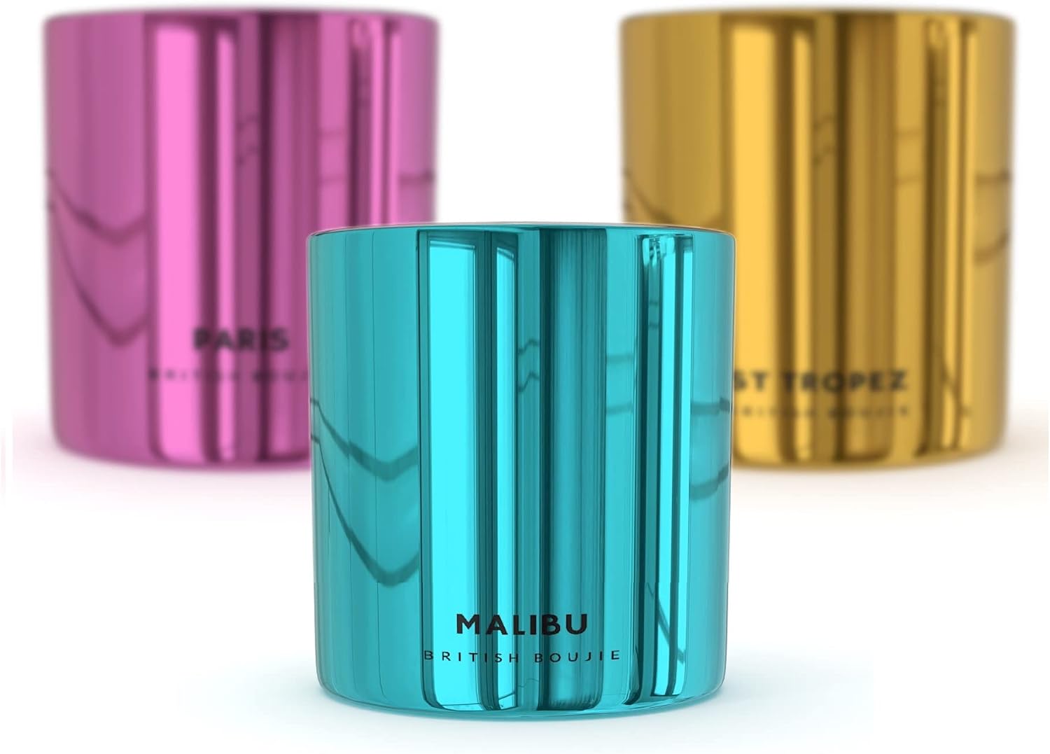 Malibu Large Luxury Scented Candle in Box - Luxurious Fresh Floral Fruity Fragrance with Long Burn time - 230gm Natural Wax - Scented Candle Gifts for Women & Men