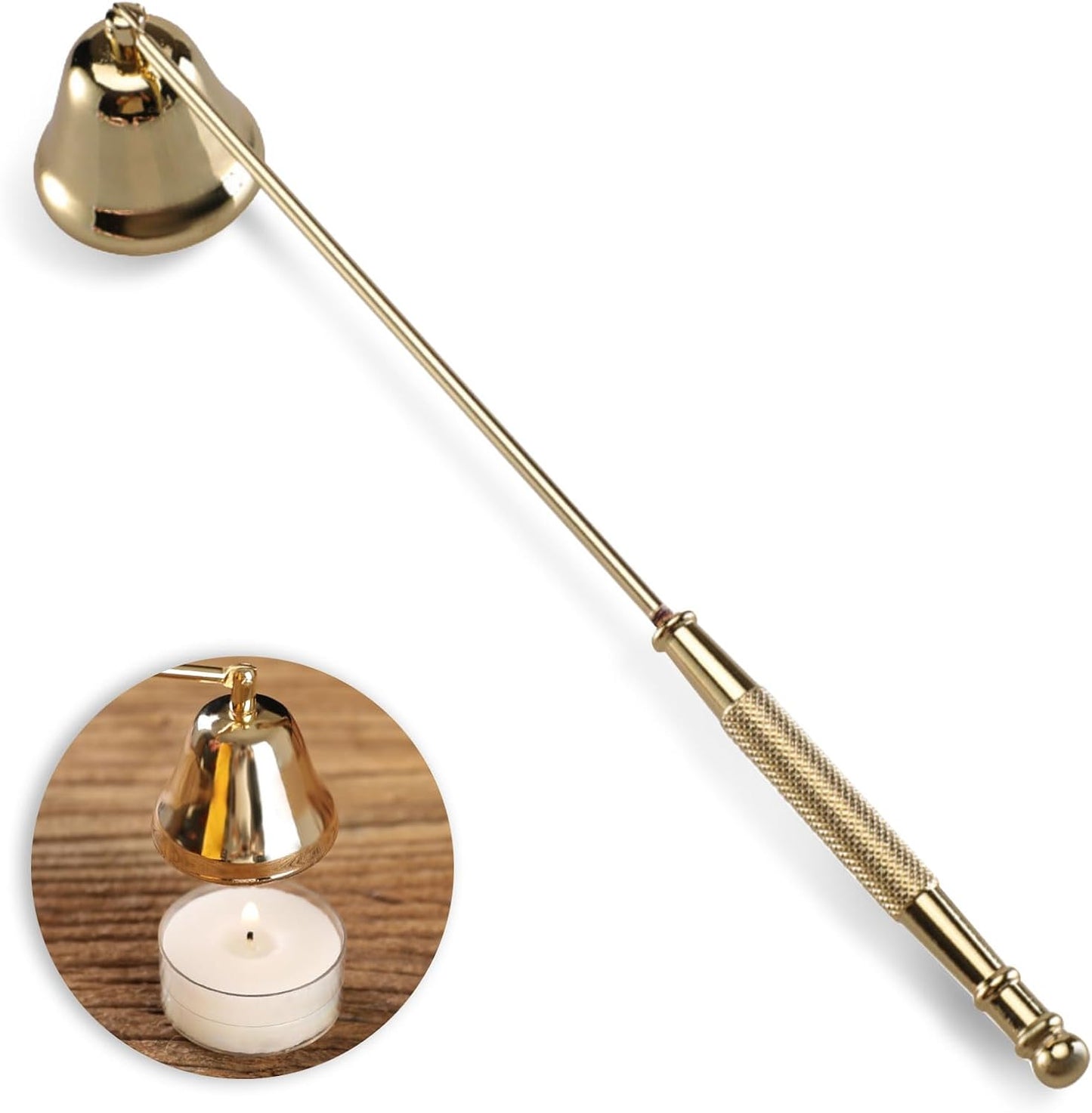 Candle Snuffer, Unique Candle Extinguisher Snuffer, Decorative Candle Extinguisher Metal Candle Tool