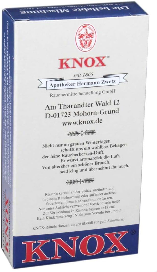 Knox Variety Pack German Incense Cones for German Incense Smokers