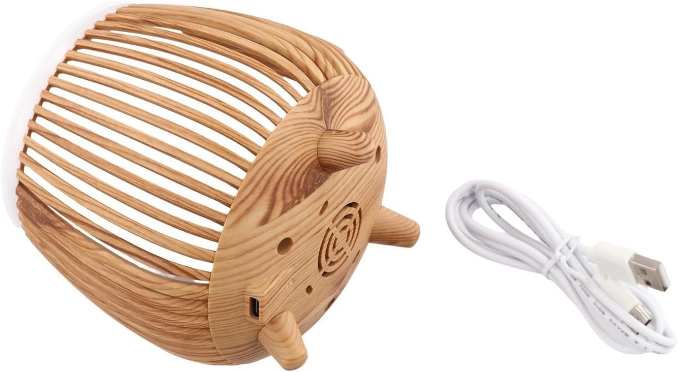Essential Oil Diffuser and Humidifier with LED Mood Light, Quiet Ultrasonic-Aromatherapy Machine for Home Bedroom Office, Portable Air Freshener with Auto Shut-Off(Light wood grain)