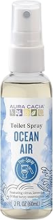 Aura Cacia Ocean Air Toilet Spray 2 Fl. oz. - Light Aroma, No Synthetic Fragrances
