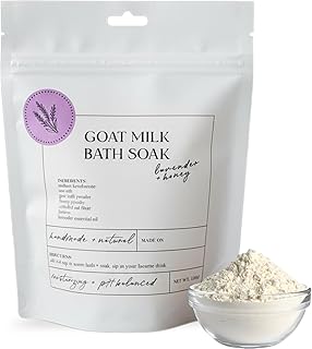 Goat Milk Bath Soak with Colloidal Oatmeal & Honey - Moisturizing Milk Bath for Dry & Sensitive Skin - Natural Bath Soak for Itchy Skin Relief - Sonshine Minerals (12 Ounce)